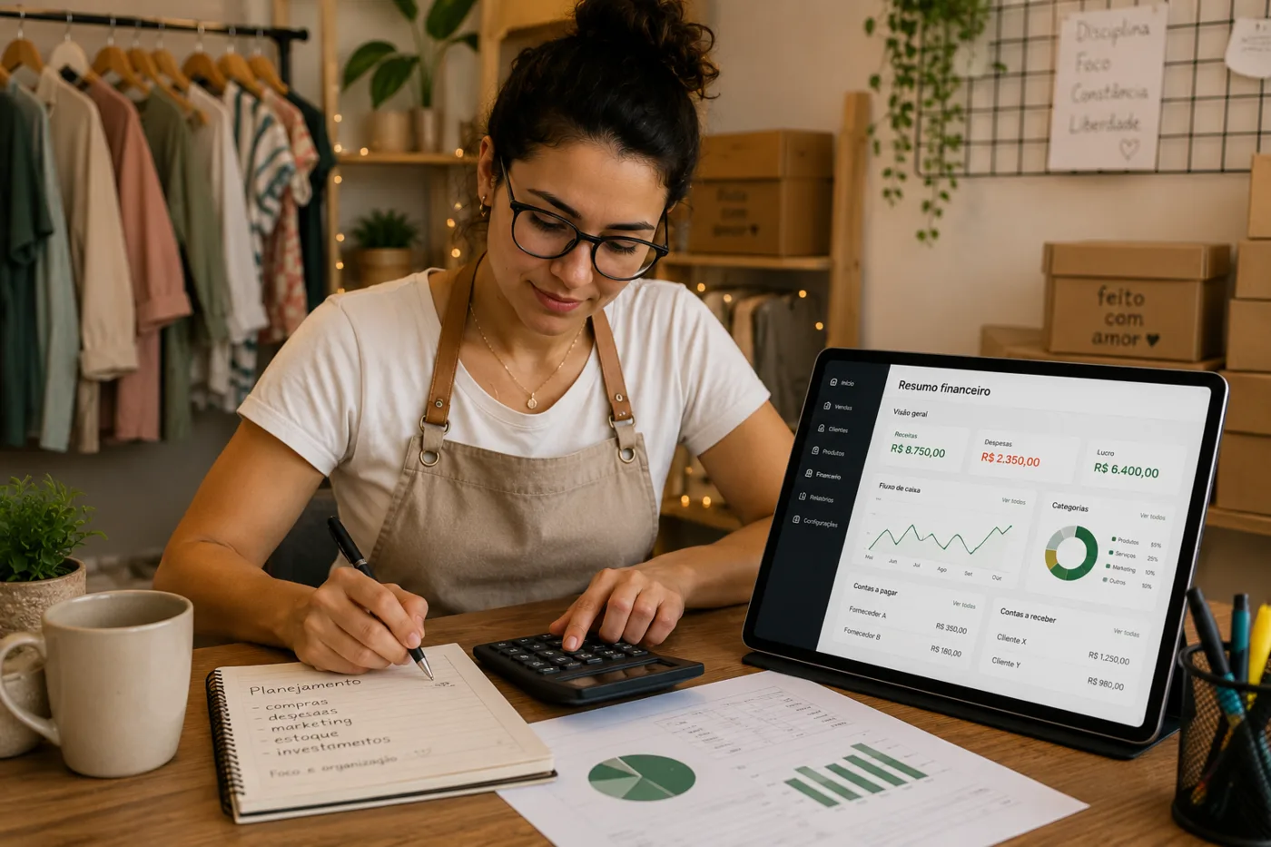 Gestão financeira no MEI SaaS GentillOps